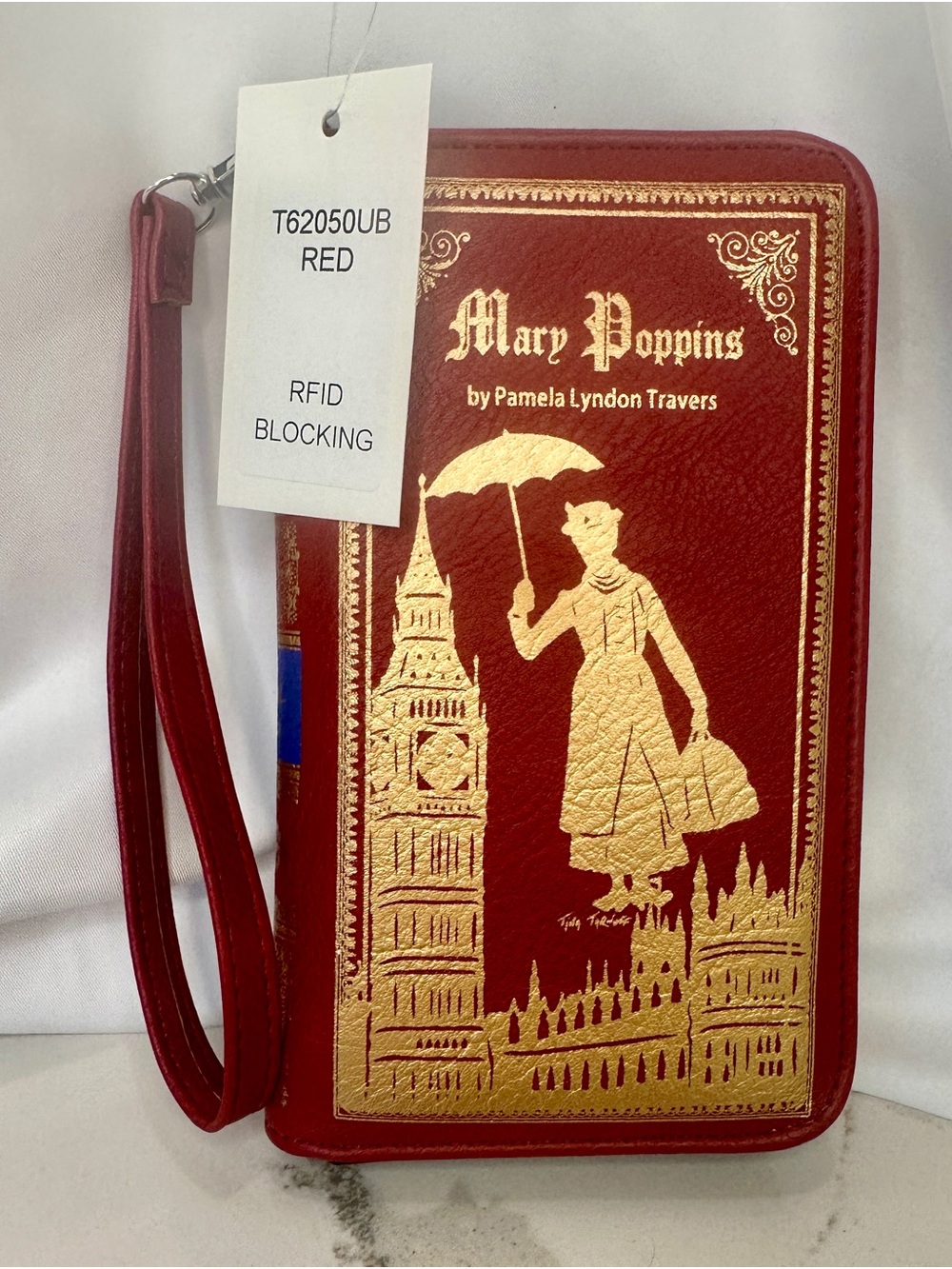 Mary Poppins Book Wallet Wristlet RFID Blocking NWT Disney Inspired